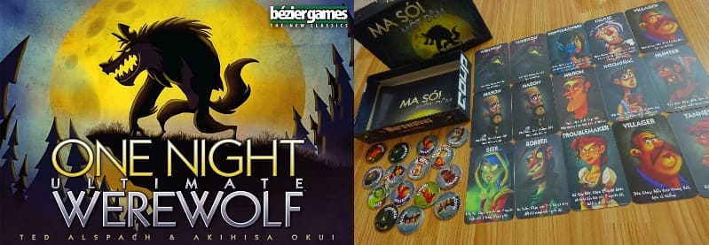 board game hấp dẫn không thể bỏ qua, Ma nói một đêm, ma sói, one night, ma sói one night,